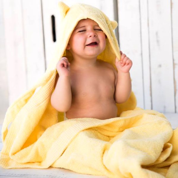 Cuddly Towel Minene (Πετσέτα 2σε1) - Banana Κίτρινη Γατούλα