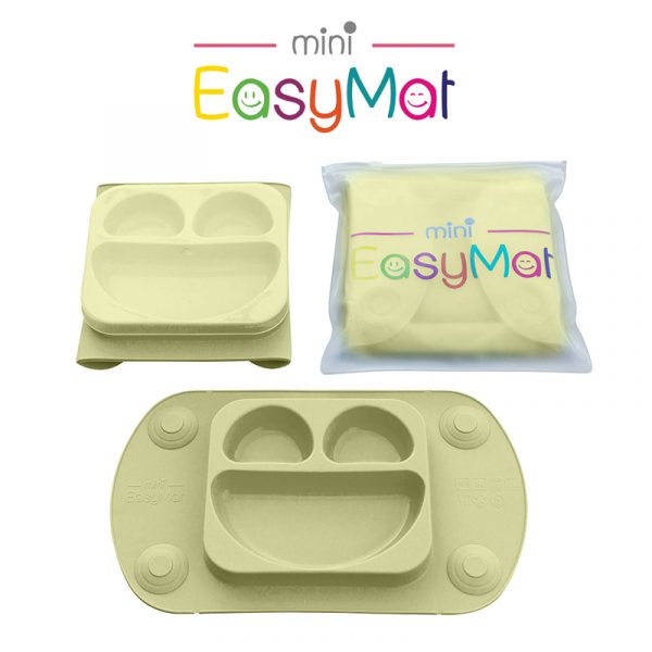 EasyMat Mini- Πιάτο/Σουπλά σιλικόνης με βεντούζες και καπάκι