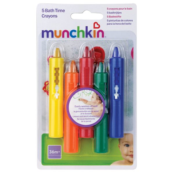 5 Bath Time Crayons Munchkin