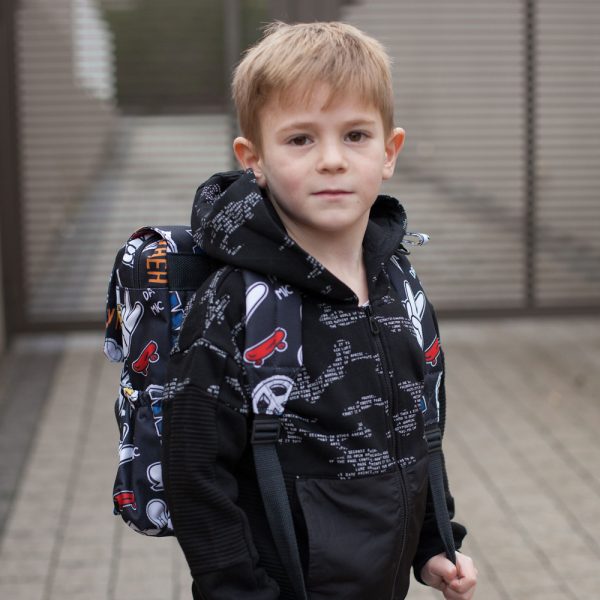 Minene Παιδικό Backpack με Comic Stripe