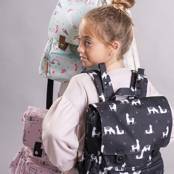 Minene Παιδικό Backpack Black Alpaca