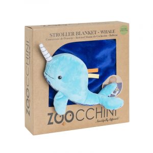 Zoocchini Stroller Blanket Whale Buddy