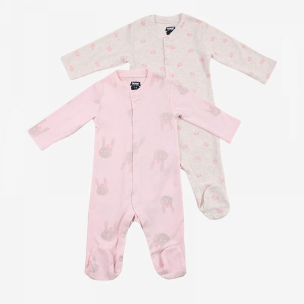 Minene Duo Pack Basic Overalls Bunny Princess