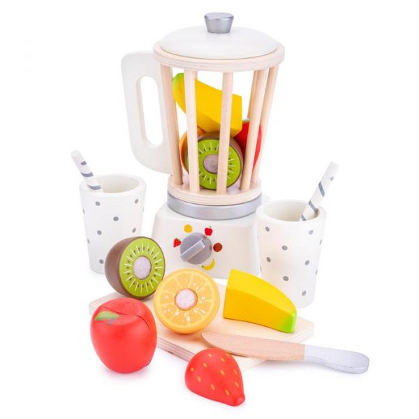 New Classic Toys Ξύλινο Μπλέντερ με Φρούτα