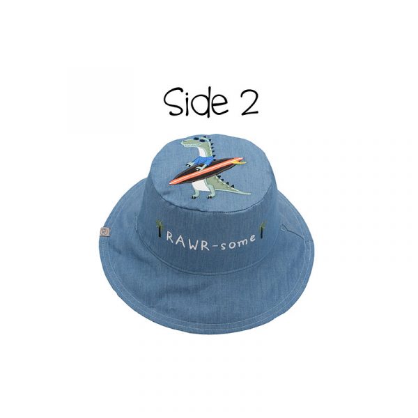 Καπέλο Διπλής Όψης UPF 50+ Dino/Surf (Cotton)