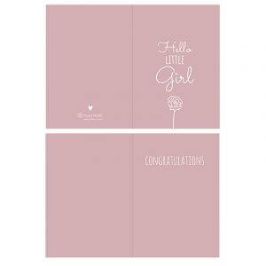 Ευχετήρια Κάρτα - Hello Little Girl 9