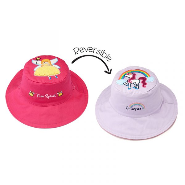 Καπέλο Διπλής Όψης UPF 50+ - Princess/Unicorn (Cotton)