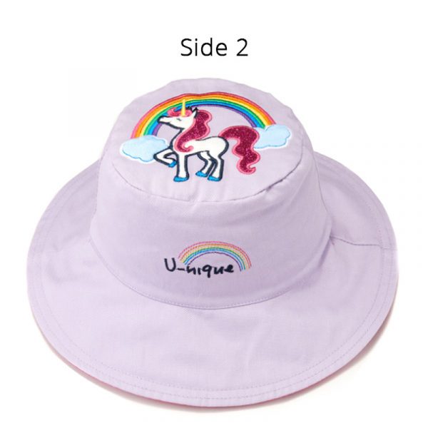 Καπέλο Διπλής Όψης UPF 50+ - Princess/Unicorn (Cotton)
