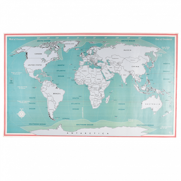 Scratch World Map