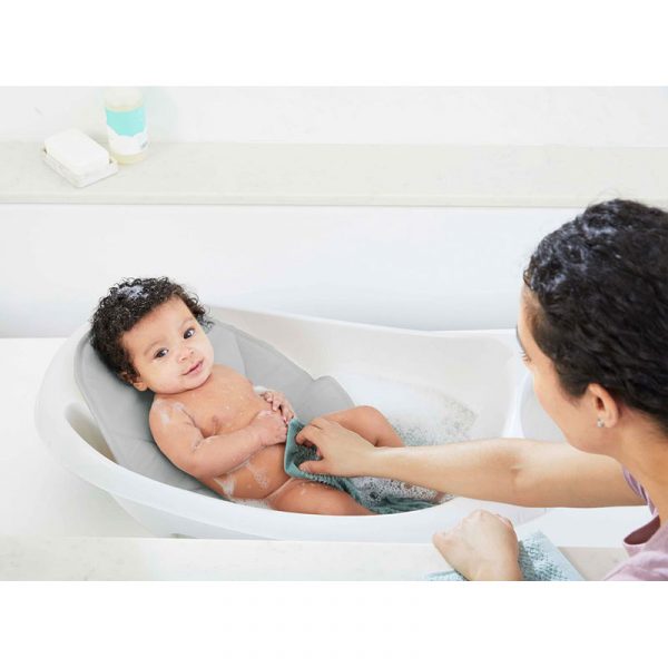 Deluxe Baby Bather-Dashed Dots