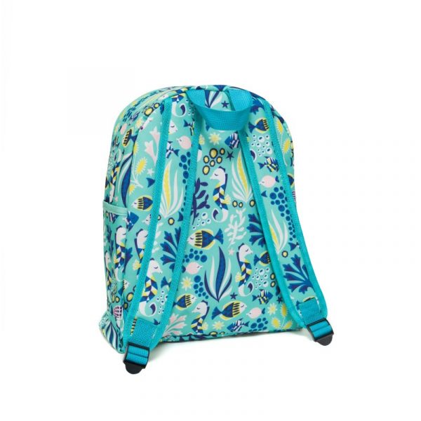 Petit Monkey - Backpack Under the Sea Green