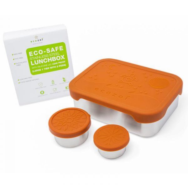 Ecozoi Lunch Box με 2 μικρά Δοχεία