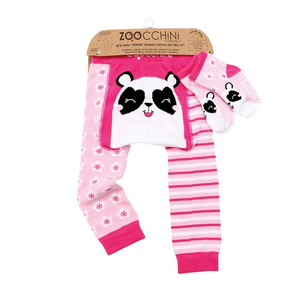 Grip+Easy Crawler Pants & Socks Set – Pipi the Panda