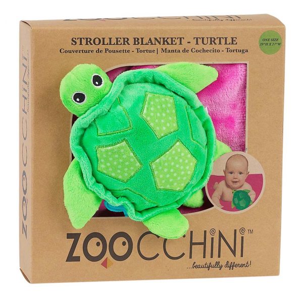 Zoocchini Stroller Blanket - Turtle