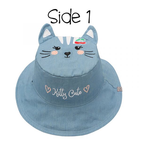 Καπέλο Διπλής Όψης UPF 50+ Cat/Cherry (Cotton)