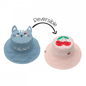 Καπέλο Διπλής Όψης UPF 50+ Cat/Cherry (Cotton) 45