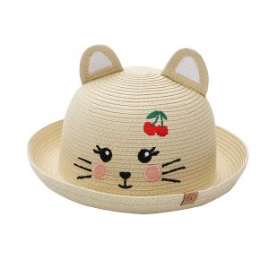 FlapJackKids Ψάθινο Καπέλο UPF 50+ - Cat