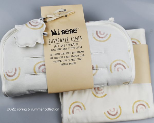Minene Summer Blanket Cream Rainbow SC22