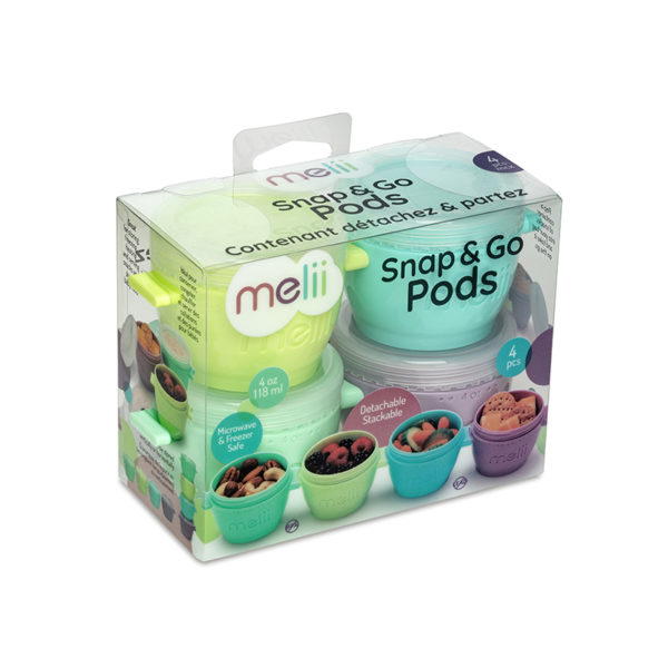 Melii Snap and Go Pods 4 τεμ 118ml