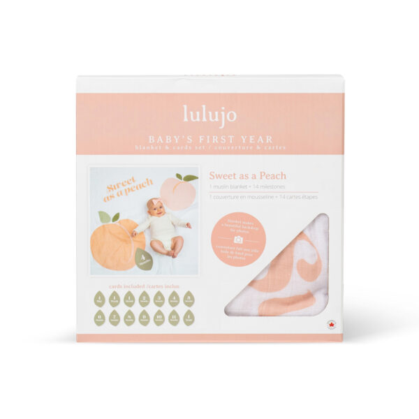 Lulujo Mουσελίνα Φωτογράφισης + Κάρτες – Sweet as Peach