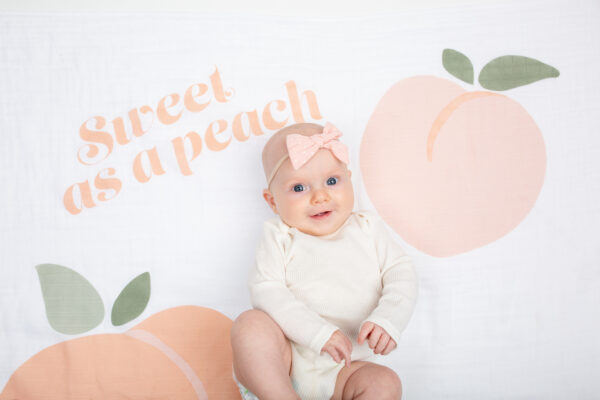 Lulujo  Mουσελίνα Φωτογράφισης + Κάρτες- Sweet as Peach