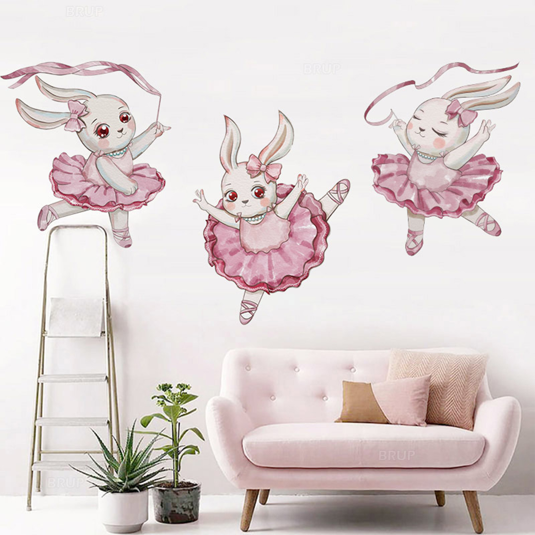 Sipo Wall Sticker Ballerina Bunny